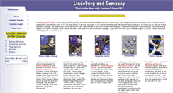 Desktop Screenshot of lindeburg.com