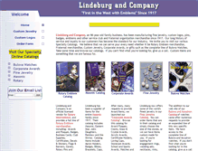 Tablet Screenshot of lindeburg.com